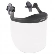 Ergodyne 60245 - 8995 Clear Lens Gray Hard Hat Face Shield for Full Brim