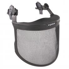 Ergodyne 60247 - 8989 Gray Mesh Face Shield for Hard Hat Safety Helmet