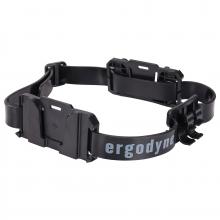 Ergodyne 60291 - 8979 Black Headband Light Mount with Silicone Strap