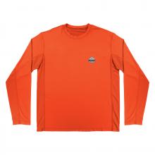 Ergodyne 12180 - 6689 XL Orange Cooling Long Sleeve Sun Shirt with UV Protection