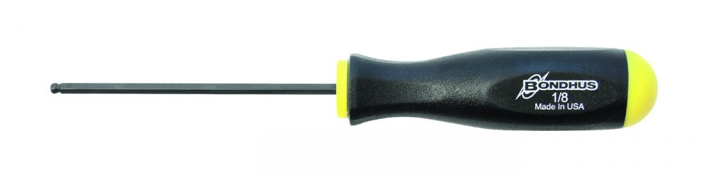 BONDHUS 1/8 X 3.1&#34; BALLPOINT SCREWDRIVER