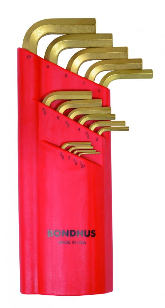 BONDHUS 15PC (1.27-10M) GOLDGUARD™ LONG HEX SET