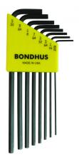 Bondhus 12132-BON - BONDHUS 9PC .050-5/32  LONG HEX L-WRENCH SET