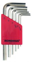 Bondhus 16246-BON - BONDHUS 6PC (1.5-5M) BRITEGUARD™ S HEX SET