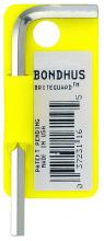 Bondhus 16211-BON - BONDHUS 7/32S BRITEGUARD™  HEX L-WRENCH  W / TAB