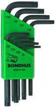 Bondhus 31734-BON - BONDHUS 8PC (T9 - 40) SHORT ARM L-WRENCH SET