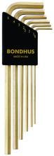 Bondhus 39146-BON - BONDHUS 6PC (1.5-5MM) GOLDGUARD™ LONG HEX SET