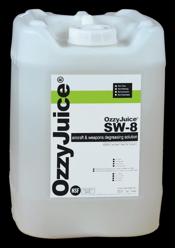 SmartWasher® OzzyJuice® SW-8 Aircraft & Weapons Degreasing Solution, 5 Gal