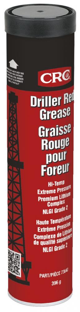Driller Red Grease Extreme Pressure Lithium Complex Grease, 396 Grams