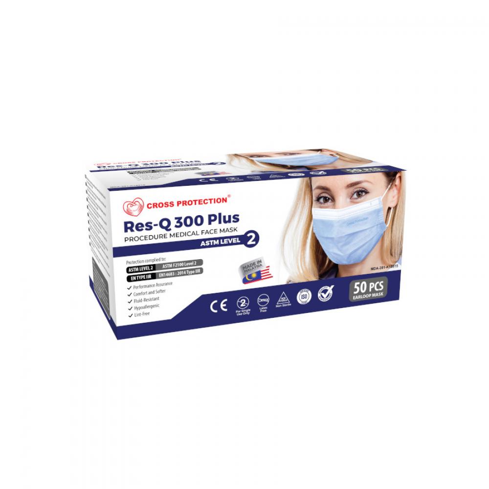 3-PLY SURGICAL FACE MASK ASTM LEVEL 2