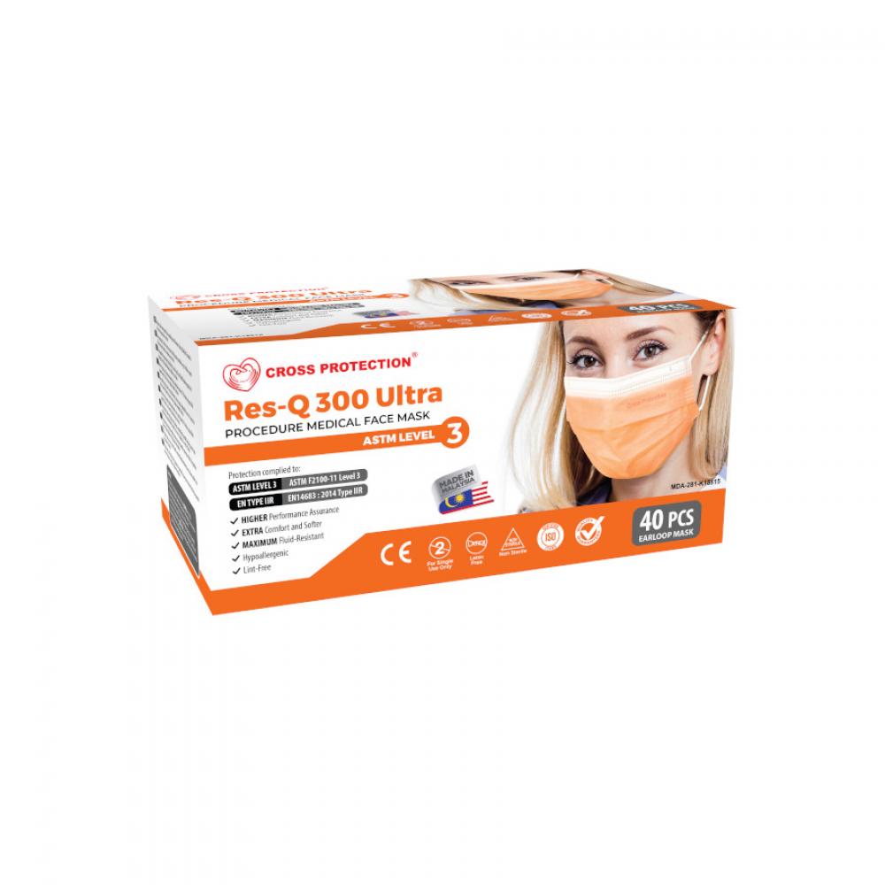 4-PLY SURGICAL FACE MASK ASTM LEVEL 3