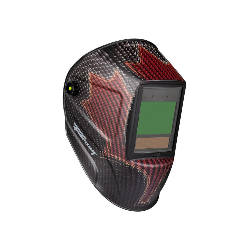 WELDING HELMET FORNEY PRO CARBON MAPLE LEAF ADF