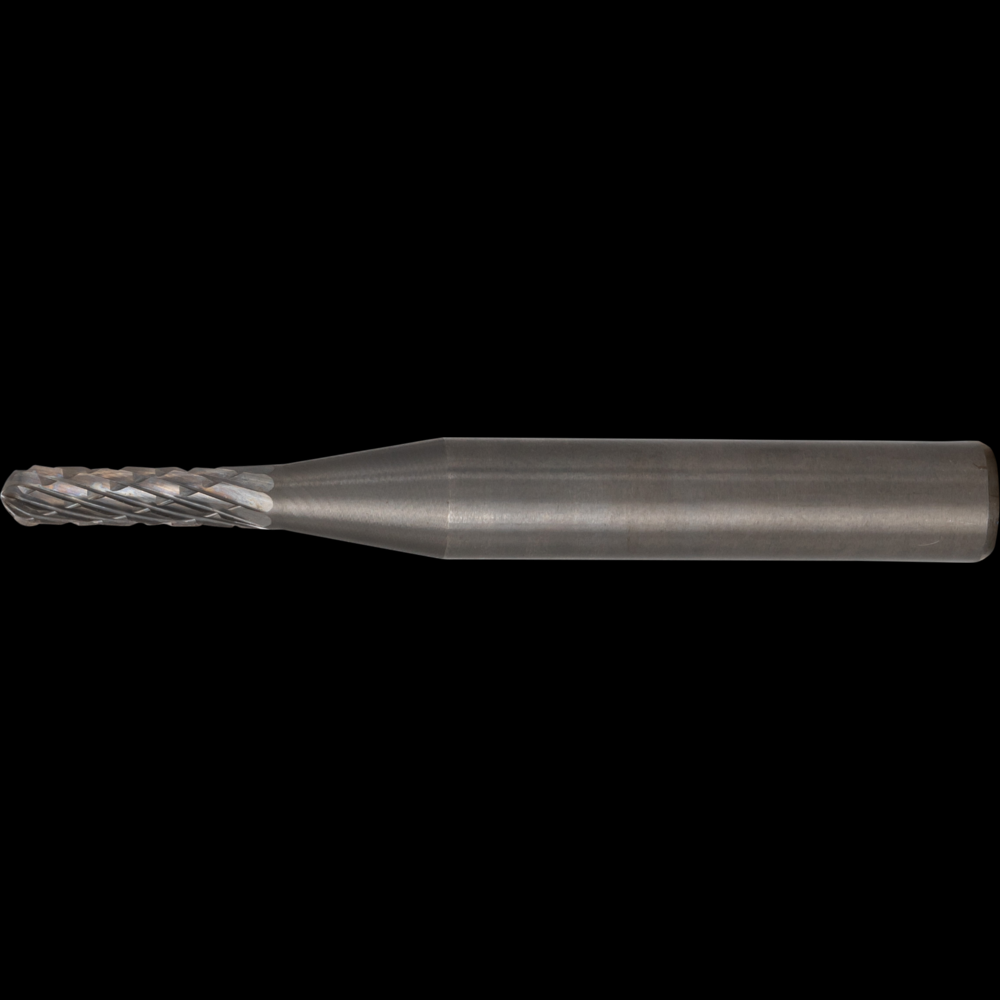 PFERD Carbide Bur SC-11 Cylindrical Radius End Double Cut 1/8&#34; x 1/2&#34; x 1/4&#34; Shank