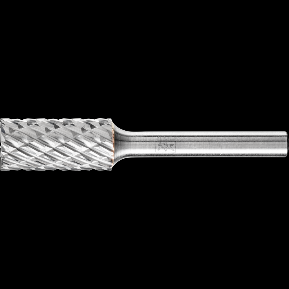 PFERD Carbide Bur SA-5 Cylindrical Uncut End OMNI Double Cut 1/2&#34; x 1&#34; x 1/4&#34; Shank