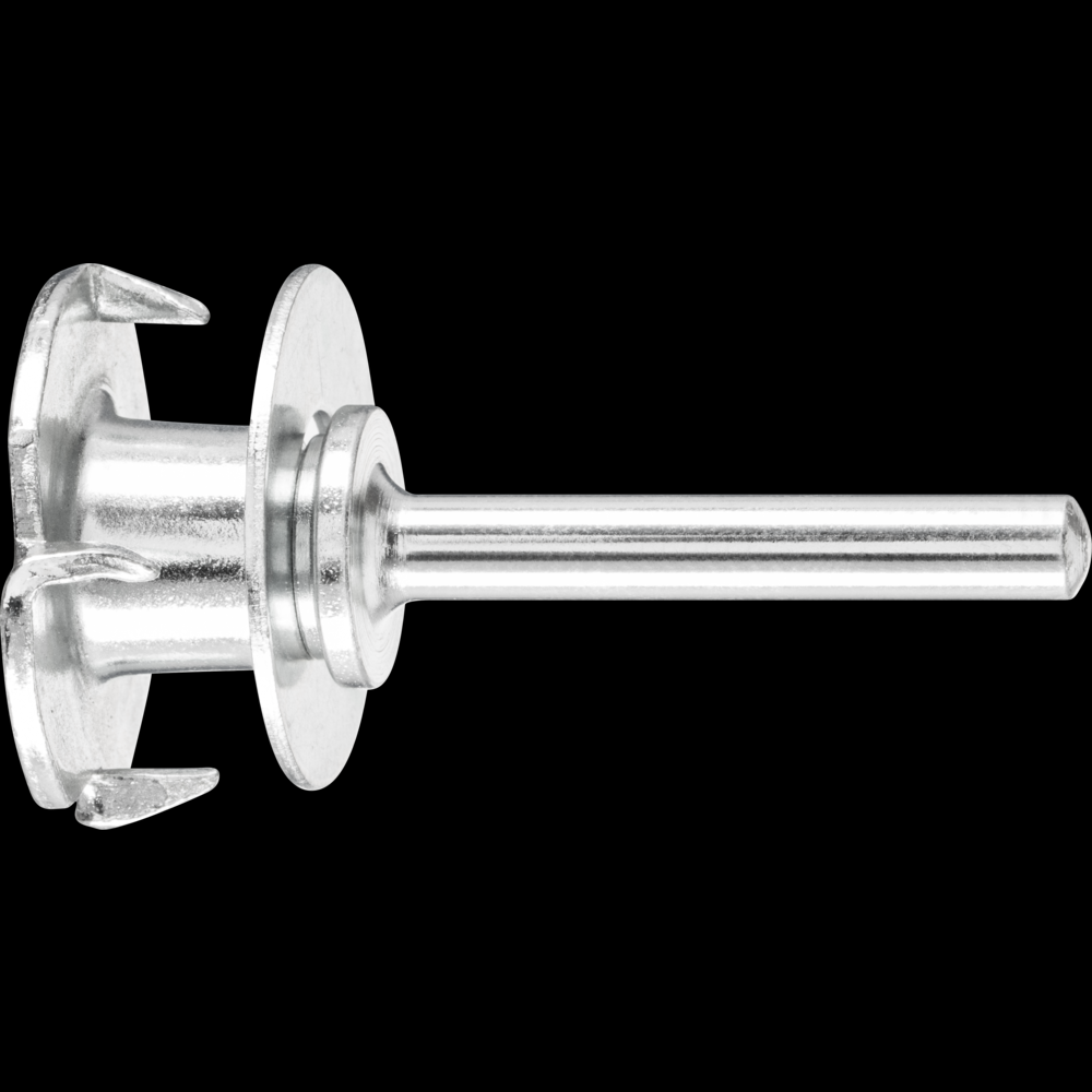 PFERD POLICLEAN® Drive Arbor, 1/2&#34; Bore, 1/4&#34; Shank, Single Wheel