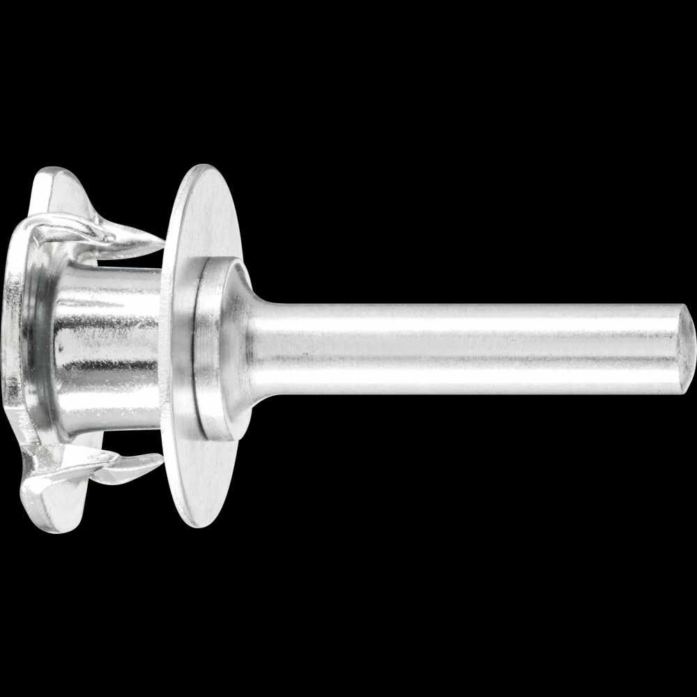 PFERD POLICLEAN® Drive Arbor, 1/2&#34; Bore, 3/8&#34; Shank, Single Wheel