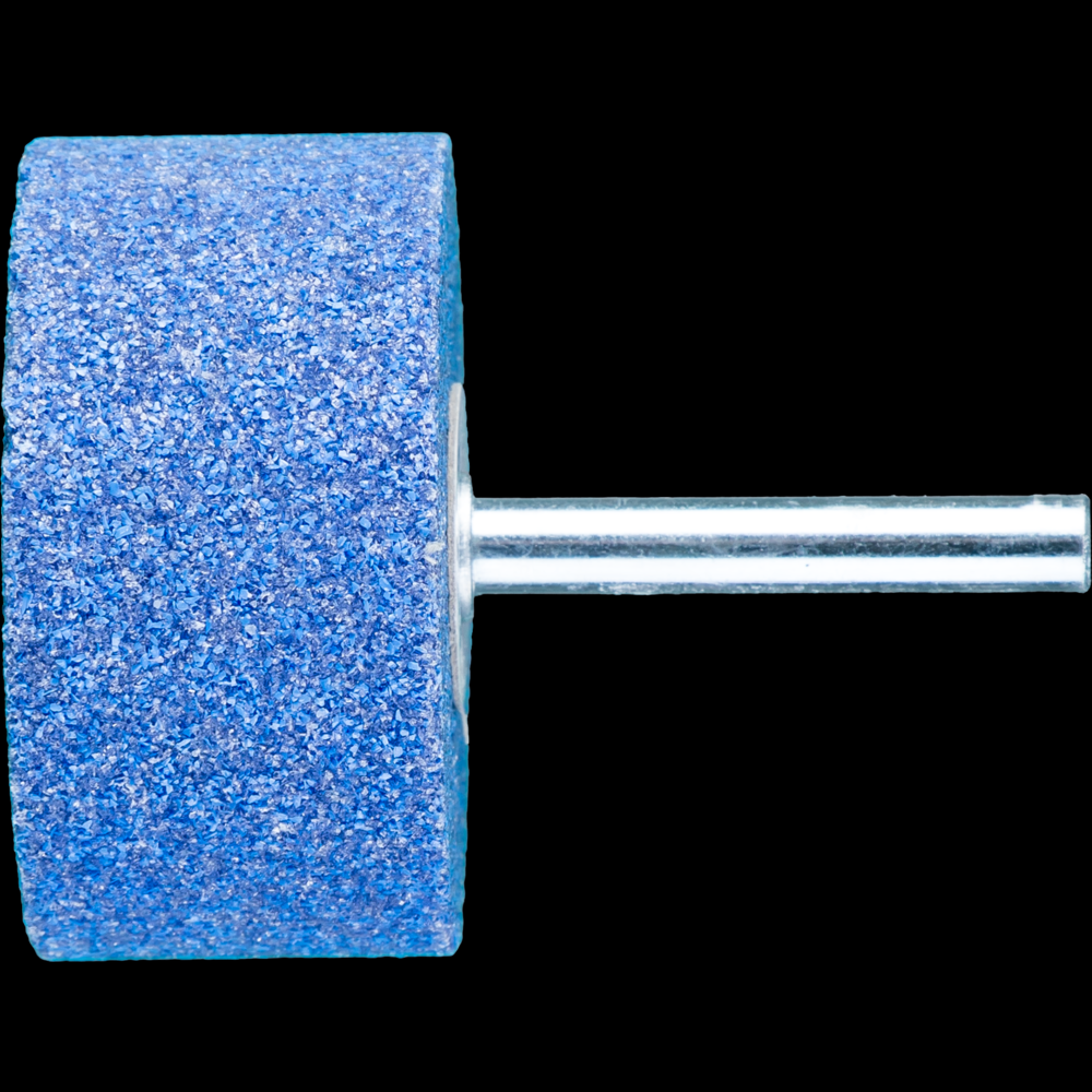 PFERD Vitrified Mounted Point, TOUGH, 2&#34; x 1, 46 Grit, W242, Ceramic Oxide, 1/4&#34; Shank