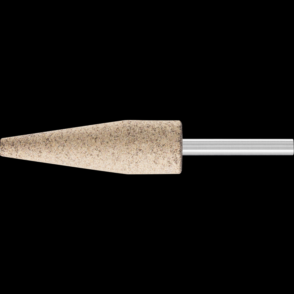 PFERD Resin Mounted Point, INOX, 3/4&#34; x 2-1/2, 30 Grit, A1, Aluminum Oxide, 1/4&#34; Shank