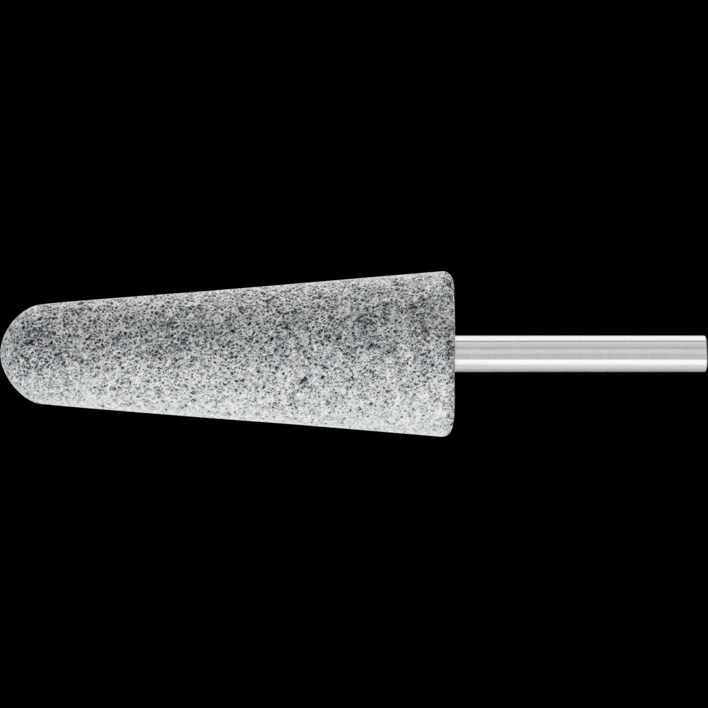 PFERD Vitrified Mounted Point, CAST EDGE, 3/4&#34; x 2-1/2, 30 Grit, A1, SiC, 1/4&#34; Shank