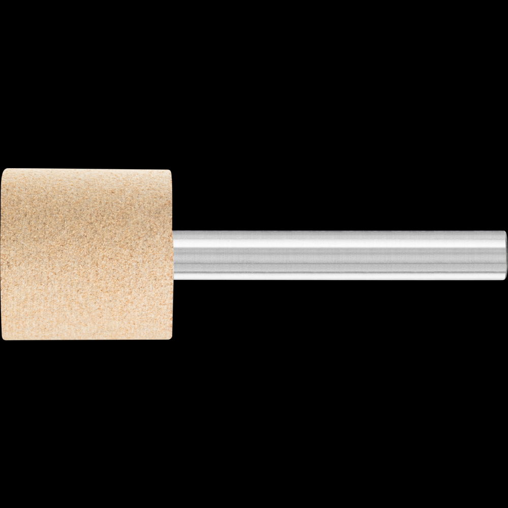 PFERD Poliflex® Mounted Point, Leather Bond, W204 Shape, 120 Grit, 1/4&#34; Shank