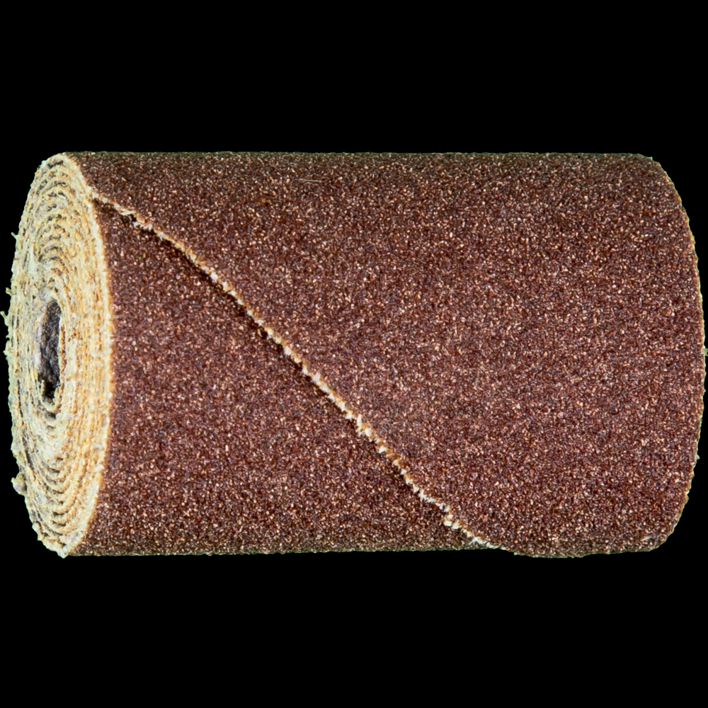 PFERD Cartridge Roll, 1&#34; x 1-1/2, 3/16&#34; arbor, Untapered shape,120 Grit,Aluminum oxide