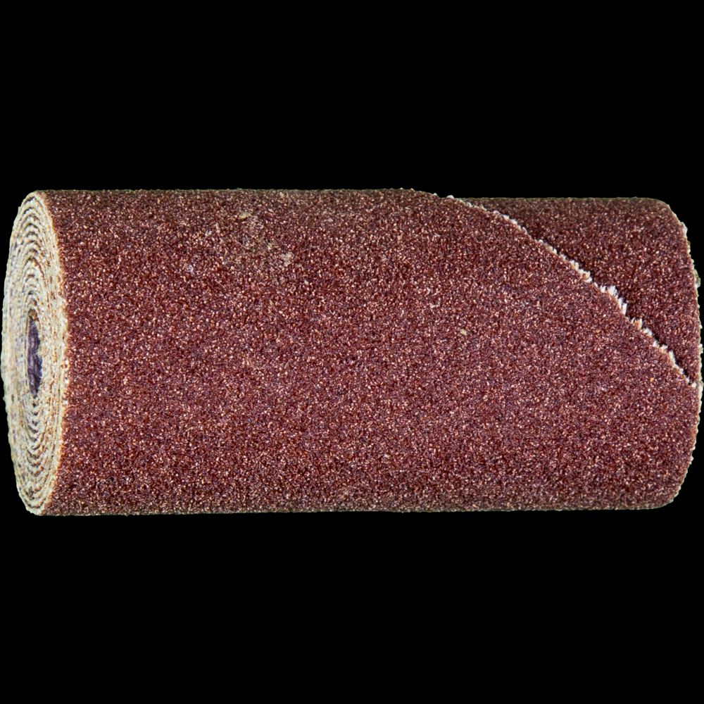 PFERD Cartridge Roll, 1&#34; x 2, 3/16&#34; arbor, Untapered shape, 120 Grit, Aluminum oxide