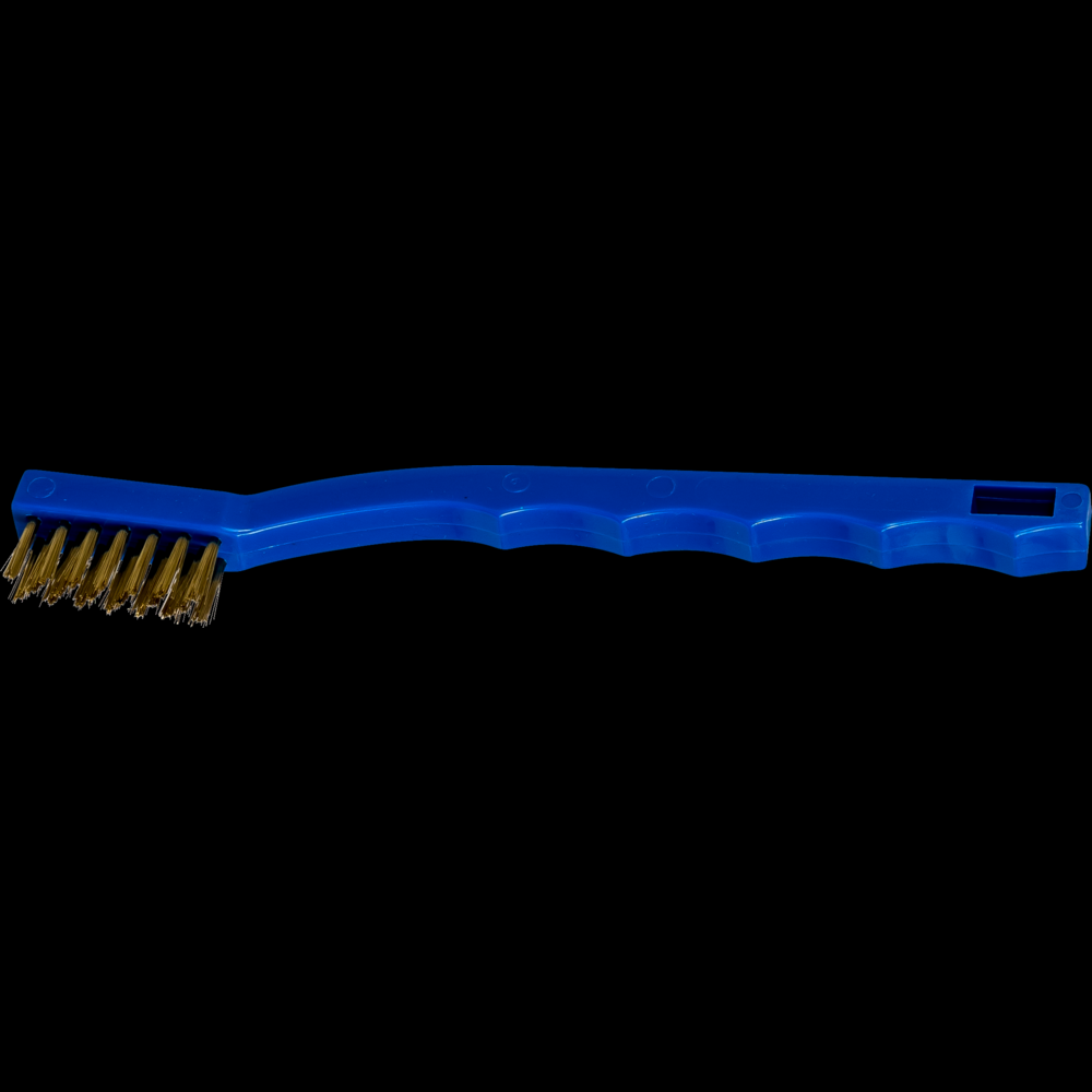 PFERD Welders Toothbrush 3x7 Rows .006 Brass Wire Synthetic Handle
