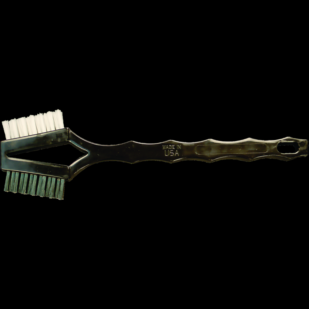 PFERD Welders Toothbrush 3x7 Rows .006 Stainless Steel Wire Sythetic Handle