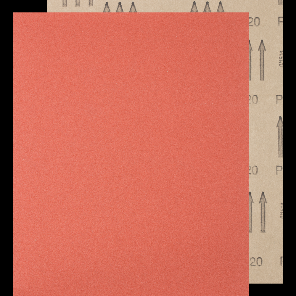 PFERD Paper Backed Abrasive Sheet, 9&#34; x 11, General Purposet, 220 Grit,Silicon carbide