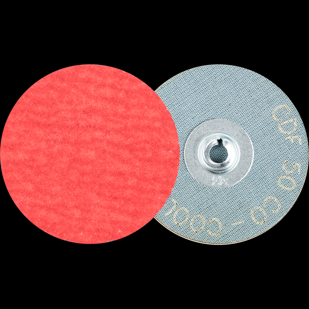 PFERD COMBIDISC® Mini Abrasive Disc, 2&#34; Dia, Type CD, 80 Grit, Ceramic oxide CO-COOL