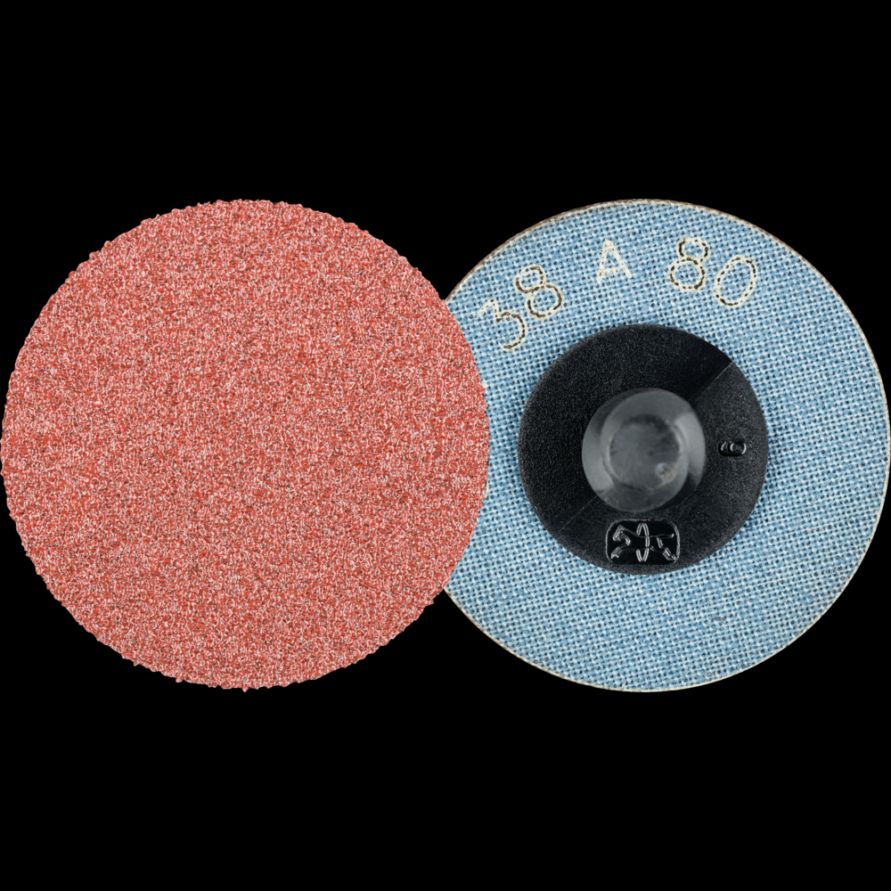 PFERD COMBIDISC® Abrasive Disc, 1-1/2&#34; Dia, Type CDR, 80 Grit, Aluminum oxide