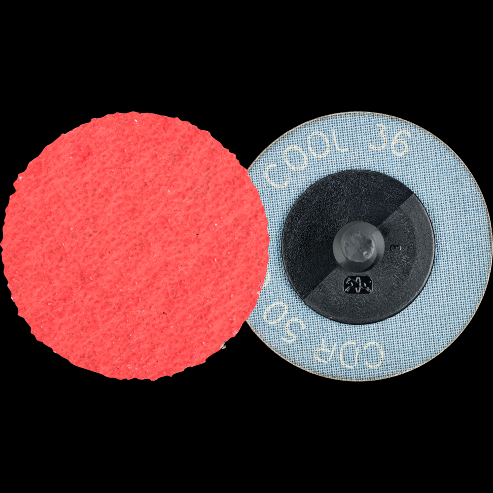 PFERD COMBIDISC® Abrasive Disc, 2&#34; Dia, Type CDR, 36 Grit, Ceramic oxide CO-COOL