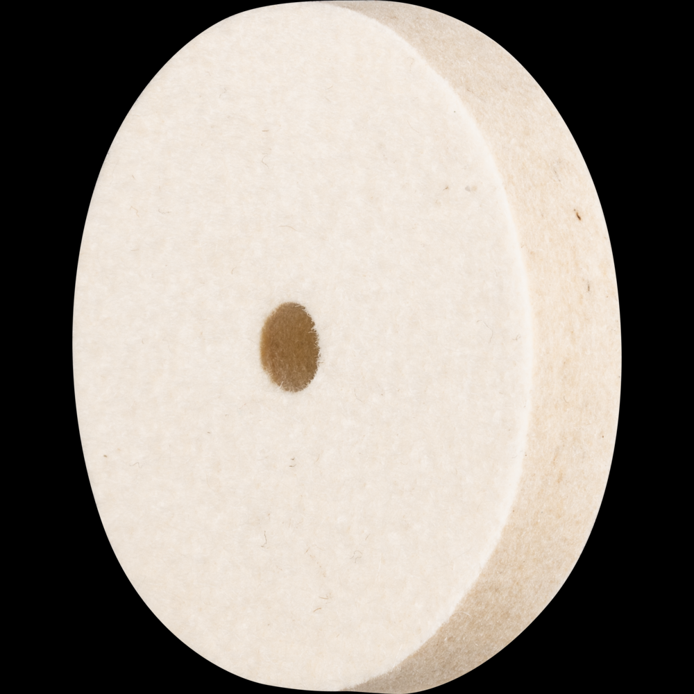 PFERD Felt Wheel, 1-3/4&#34; Dia, 3/8 Thick, 1/4&#34; Arbor Hole