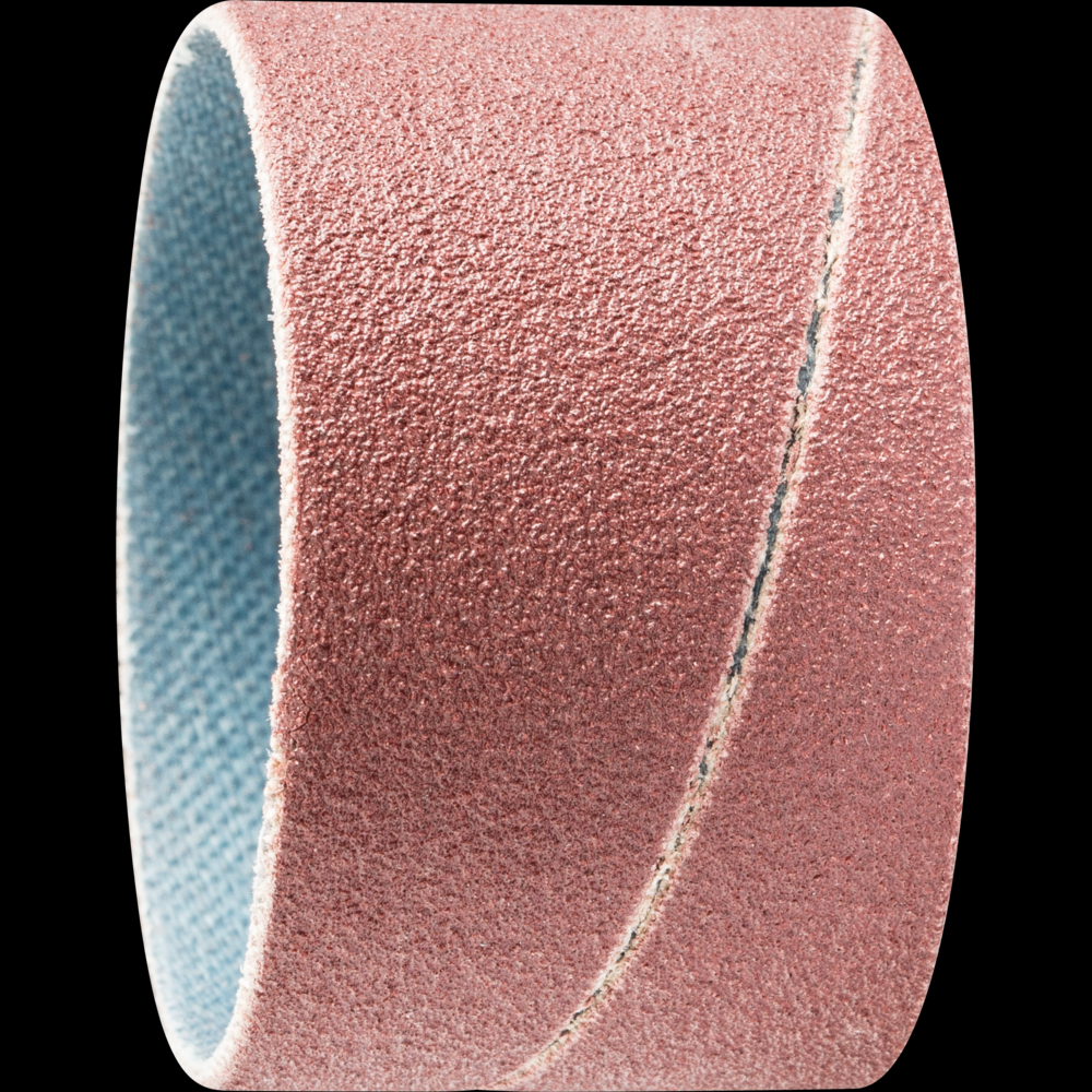 PFERD Spiral Band, 1-1/2&#34; x 1, Cylindrical Shape, 150 Grit, Aluminum oxide