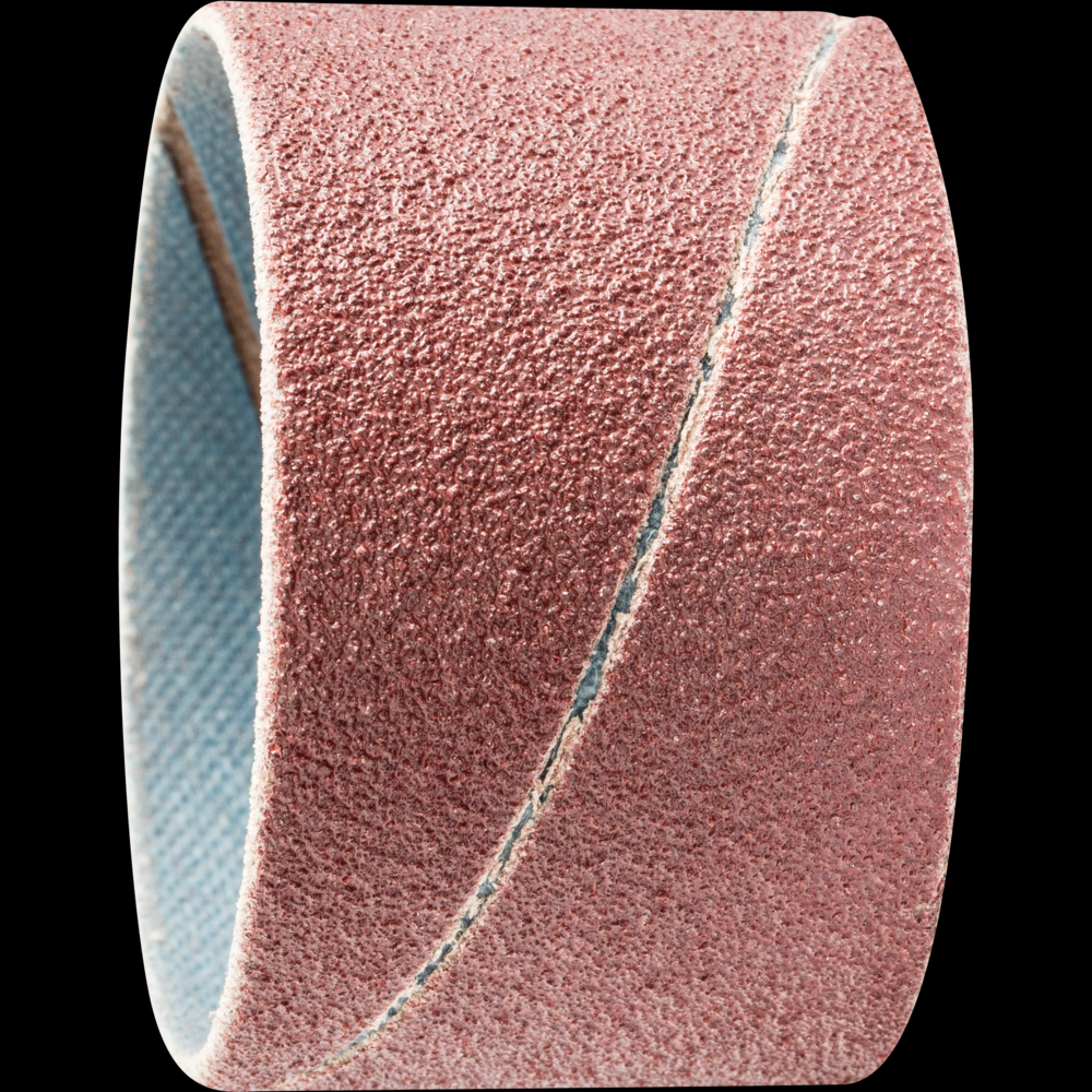 PFERD Spiral Band, 1-3/4&#34; x 1-1/8, Cylindrical Shape, 80 Grit, Aluminum oxide