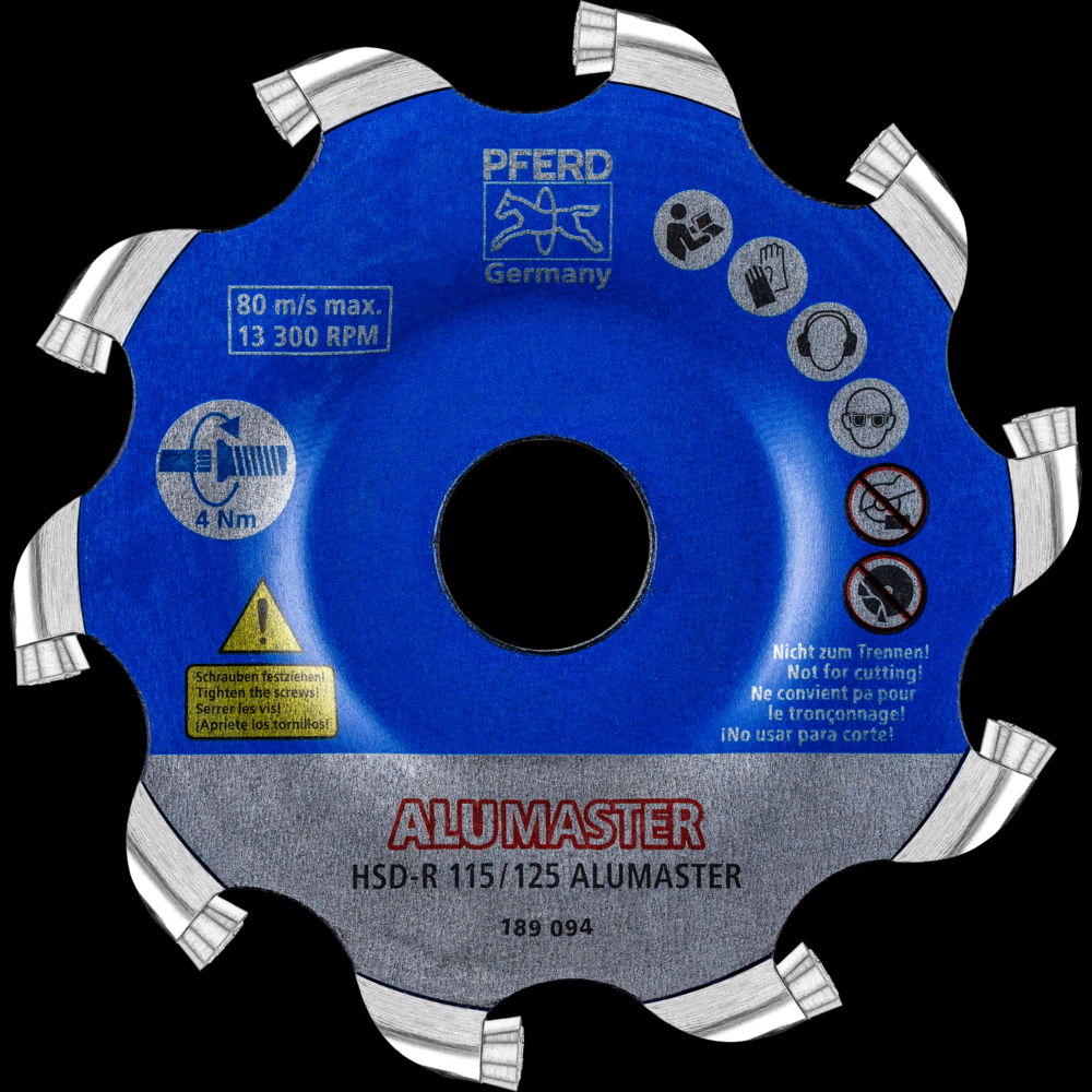 PFERD ALUMASTER High Speed Disc 4-1/2&#34;/5