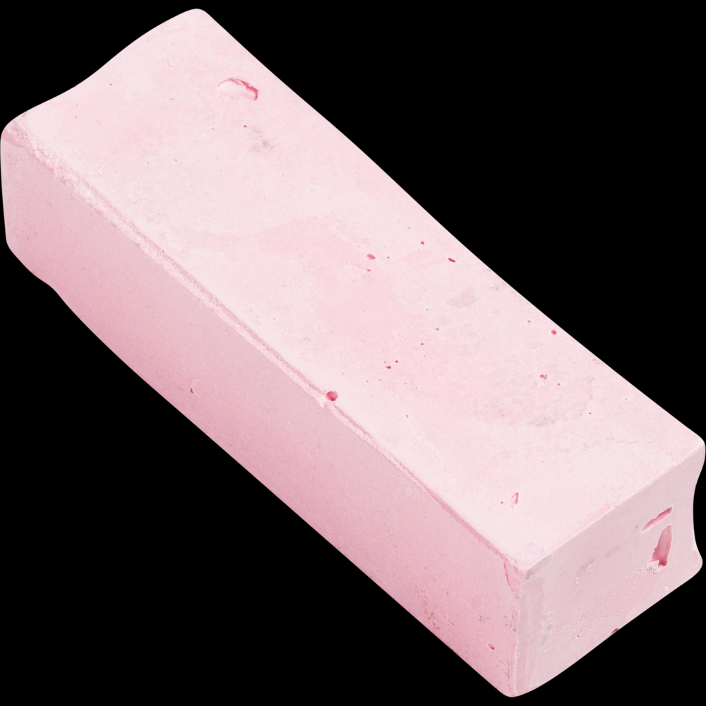 PFERD Small Polishing Paste Bar, 1&#34;x1-1/4x3-1/2, Pink,High-Gloss Polish for All Metals
