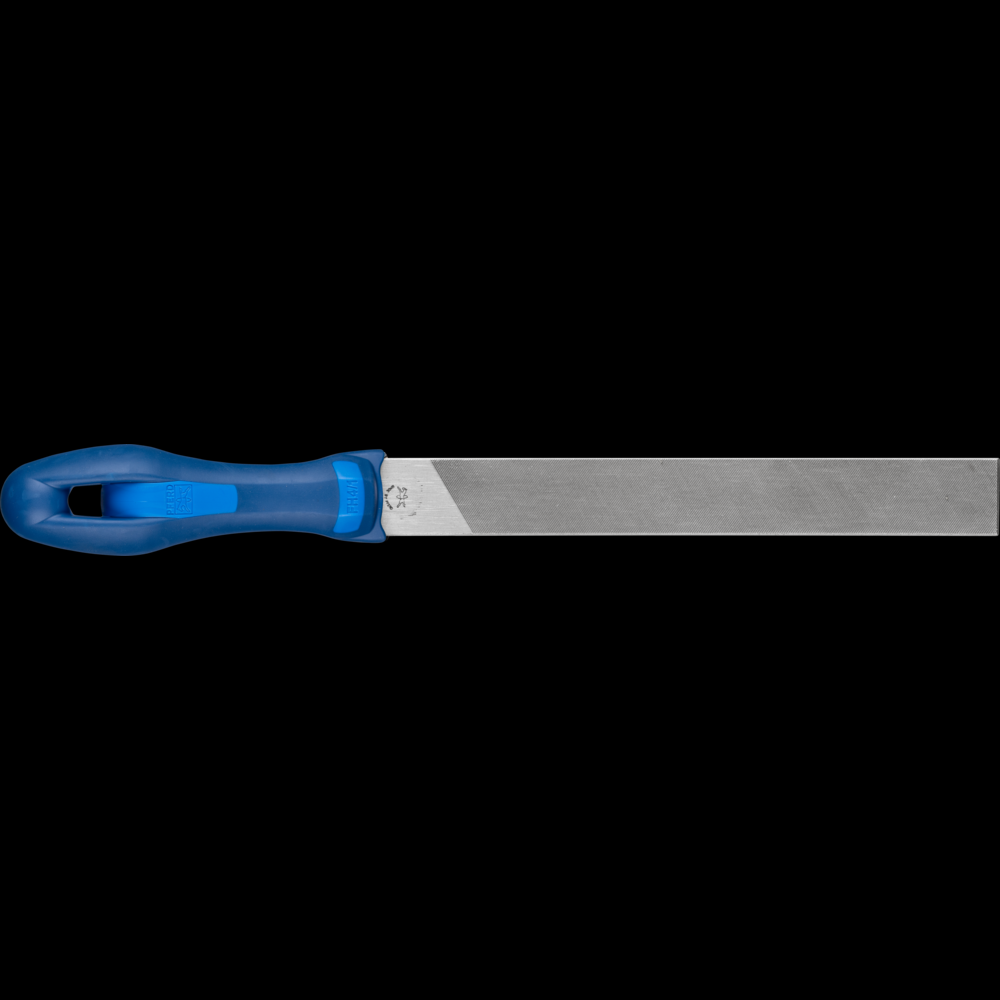 PFERD Saw Bit File - Round Edge 8&#34; Second Cut 2 Safe Edges with Handle Retail