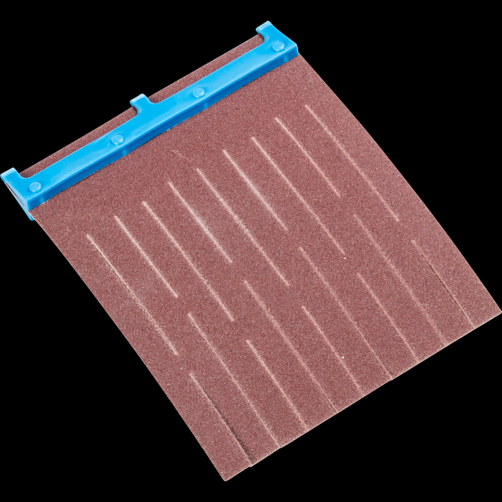 PFERD POLIFLAP® Abrasive Flaps, 2-3/8&#34; x 3, 320 Grit, Set of 12 Flaps, Aluminum oxide