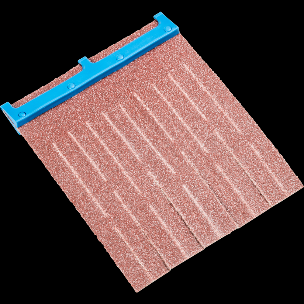 PFERD POLIFLAP® Abrasive Flaps, 2-3/8&#34; x 3, 80 Grit, Set of 12 Flaps, Aluminum oxide
