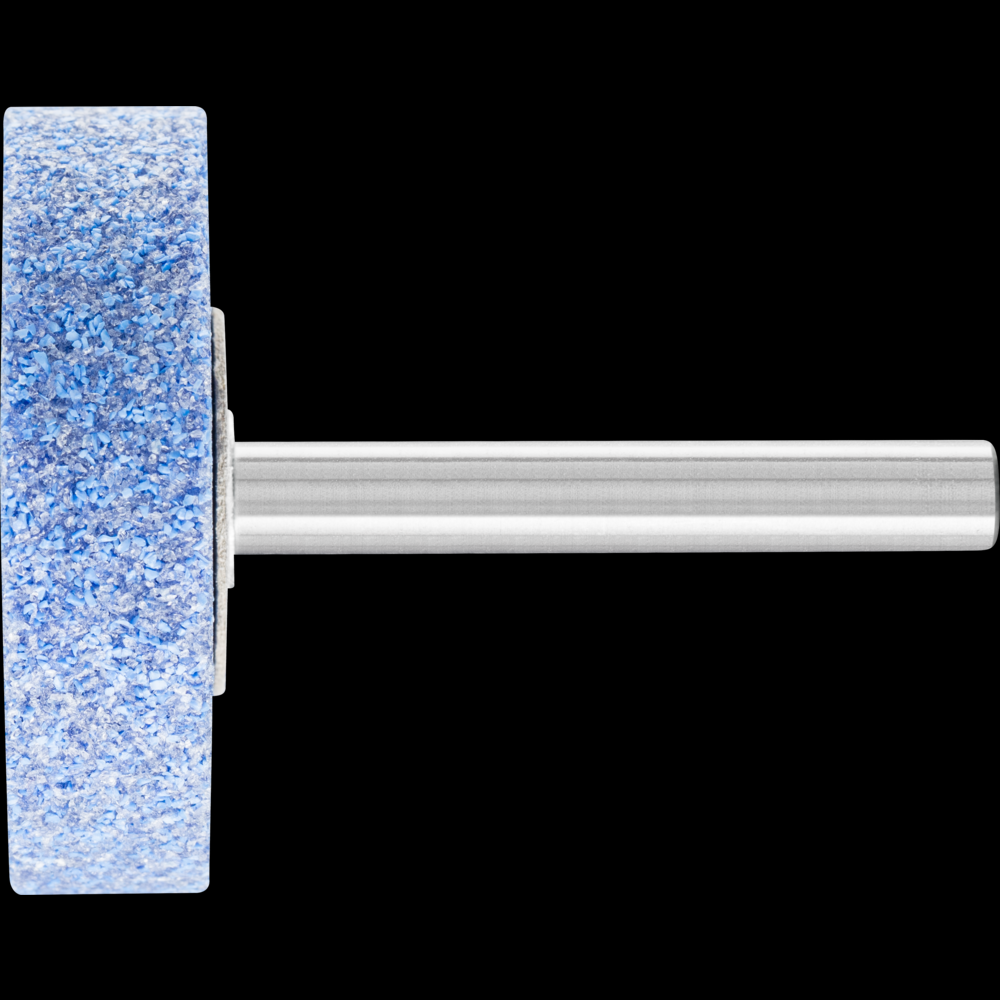 PFERD Vitrified Mounted Point, TOUGH,1-1/2&#34; x 1/2,46 Grit,W236,Ceramic Oxide,1/4&#34;Shank