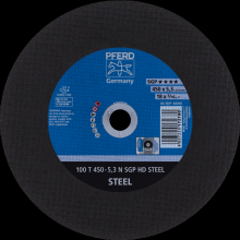 Pferd Inc. 69620495 - PFERD Large Diameter Cut-Off Wheel 18" x 1/8 x 1, SGP HD STEEL, N, Aluminum oxide