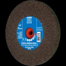 Pferd Inc. 39008717 - PFERD Vitrified Bench Wheel, UNIVERSAL, 6" x 1/2 x 1, 60 Grit, Aluminum Oxide