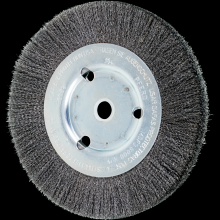 Pferd Inc. 79180038 - PFERD Crimped Wire Wheel Brush 6" Dia Narrow Face .006 Carbon Steel 5/8-1/2" Arbor