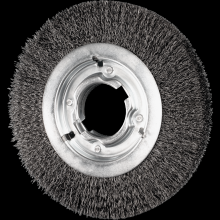 Pferd Inc. 79181128 - PFERD Crimped Wire Wheel Brush 8" Dia Medium Face .014 Carbon Steel 2" Keyed Arbor