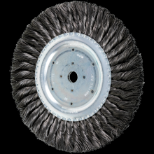 Pferd Inc. 79181702 - PFERD Standard Twist Knot Wire Wheel Brush 8" Dia. .012 Carbon Steel 5/8" Arbor