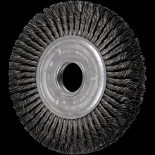 Pferd Inc. 79182040 - PFERD Knot Wire Wheel Brush - Double Row 10" Dia. .023 Carbon Steel 2" Arbor