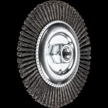 Pferd Inc. 79182489 - PFERD Stringer Bead Wheel Brush 6" Dia .020 Carbon Steel 5/8-11" Thread