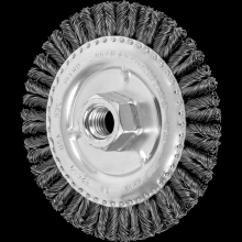 Pferd Inc. 79182689 - PFERD COMBITWIST® Stringer Bead Wheel Brush 4-7/8" Dia .020 CS5/8-11" Thread