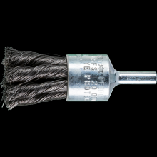 Pferd Inc. 79183131 - PFERD Knot Wire End Brush 3/4" Dia. Straight Cup .010 Carbon Steel 1/4" Shank